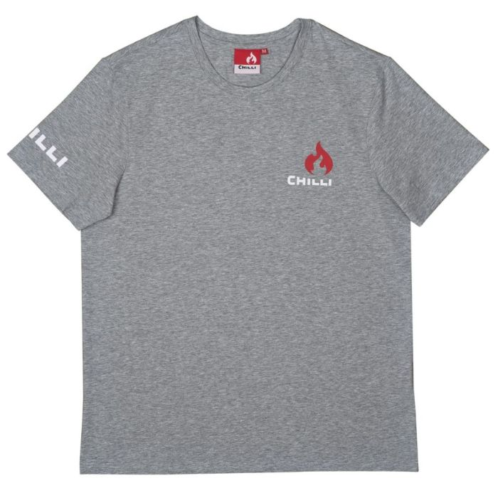 Chilli T-Shirt Basic Grijs Front