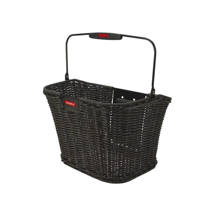 Klickfix Bike Basket Black Structura Retro 16L