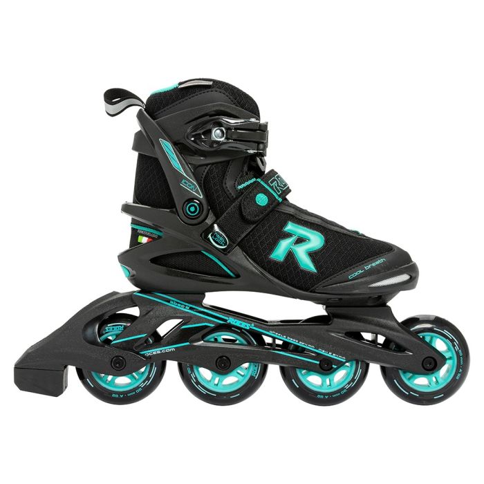 ROCES Inlineskates ICON W 80 Zwart/Aqua