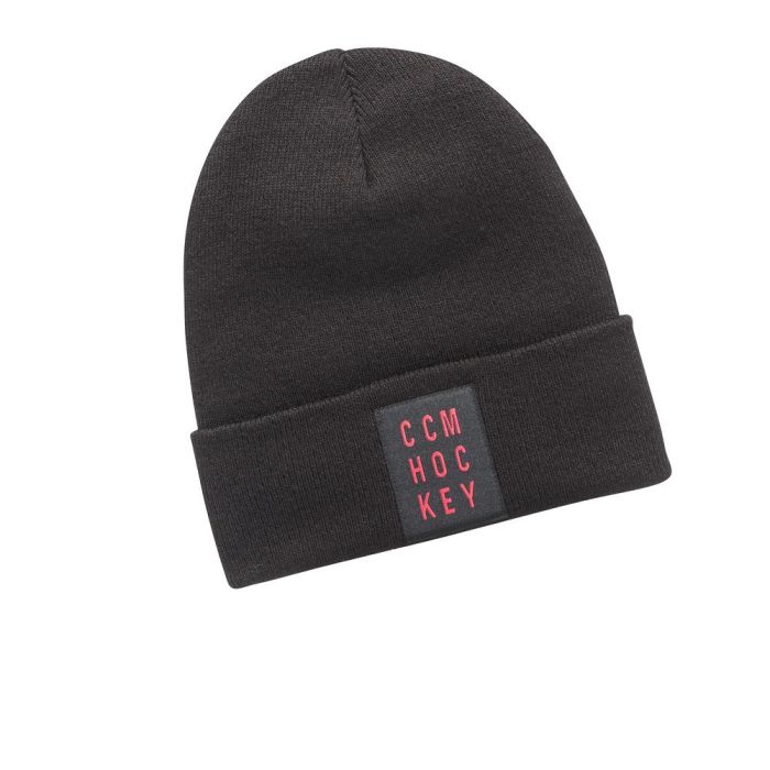 CCM BLACKOUT CUFFED BEANIE Black OSFA