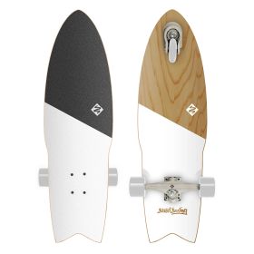 Street Surfing - Snaker 30" Surfskate Koa - Wit - 76cm